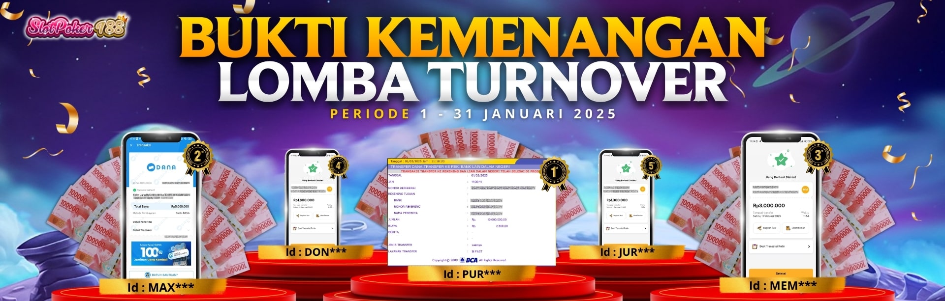 EVENT UNTUK SEMUA PARA MEMBER AKTIF SLOTPOKER188