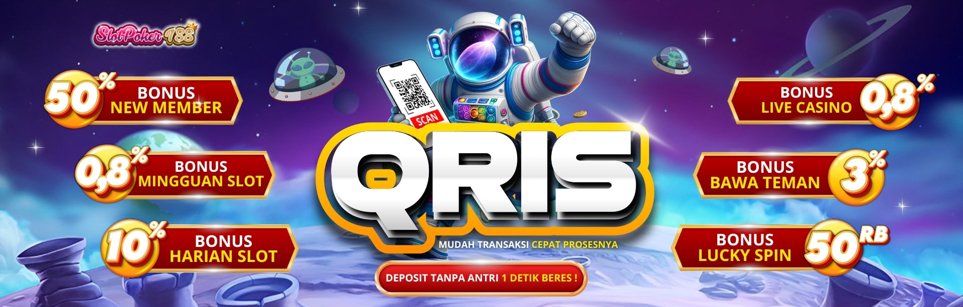 SLOTPOKER188 DEPOSIT QRIS OTOMATIS